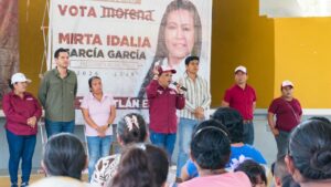 Mirta Idalia García García reafirma su compromiso con el pueblo de Tihuatlán
